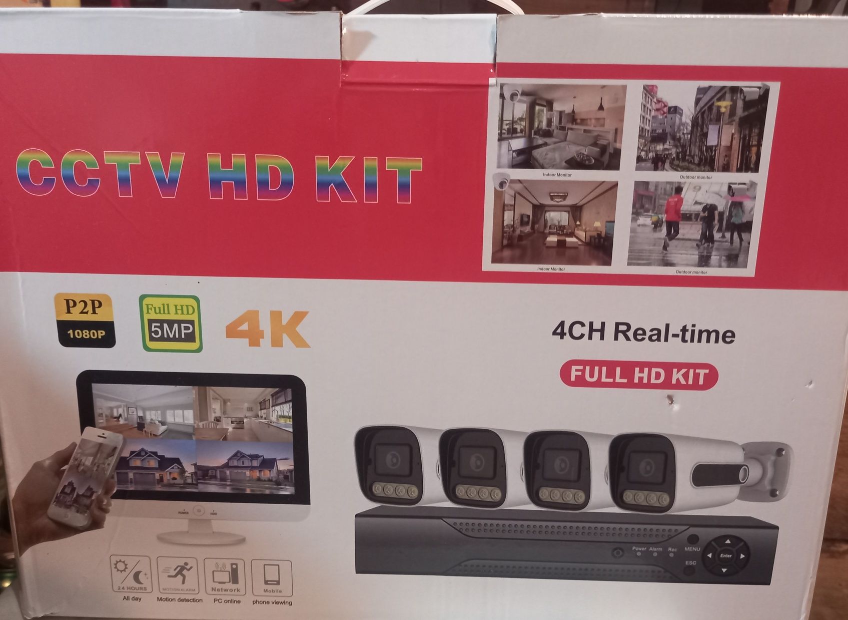 Продам новий комплект з 4 камер.