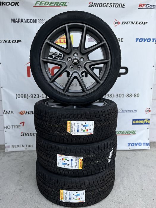 НОВИЙ комплект дисків range rover на зимніх шинах 265/45/21 pirelli