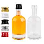 Butelka szklana TADEK 50 ml na nalewki oliwę soki z zakrętką