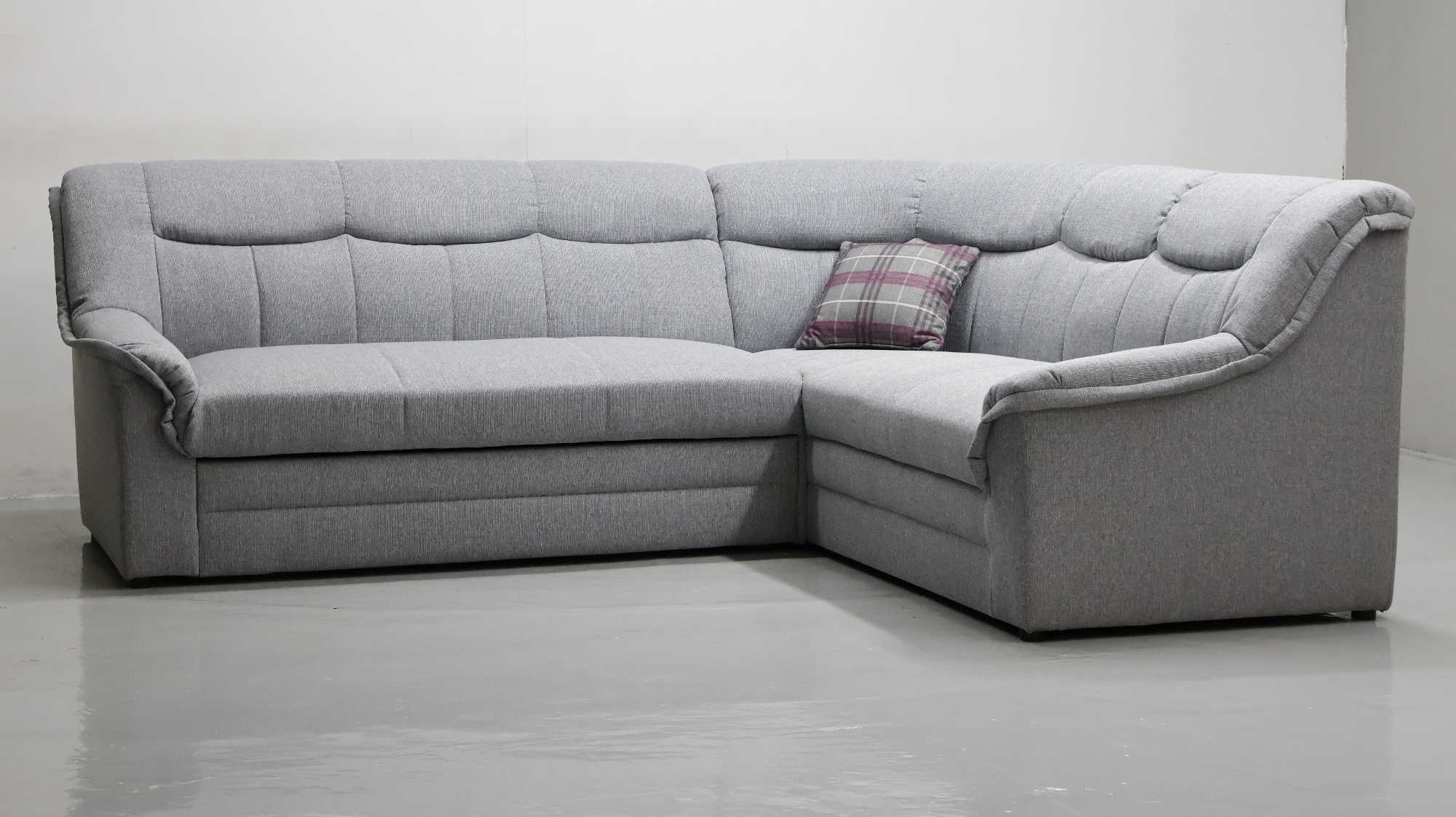 TFZ DESIGN NAROŻNIK funkcja spania rogówka sofa kanapa szara tkanina