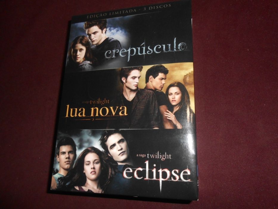 A saga Twilight-Box com Três filmes