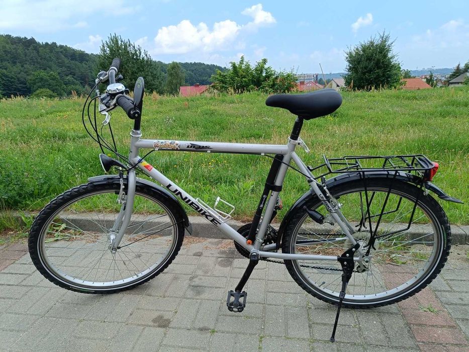 Rower Unibike Trawers M – męski. Rama srebrna 21"
