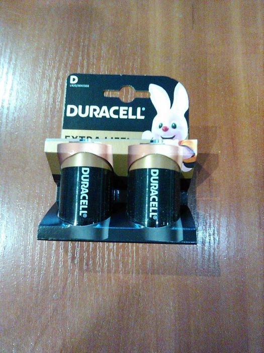 Батарейка D LR20 R20 MN1300 DURACELL 2шт (ціна за 2шт)