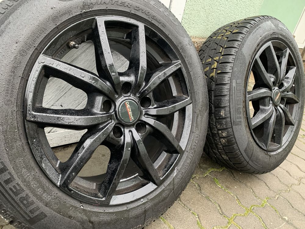 Ориг. диски ET35 R17 DEZENT 5 x 120 BMW + гума Pirelli Sottozero 7.5mm