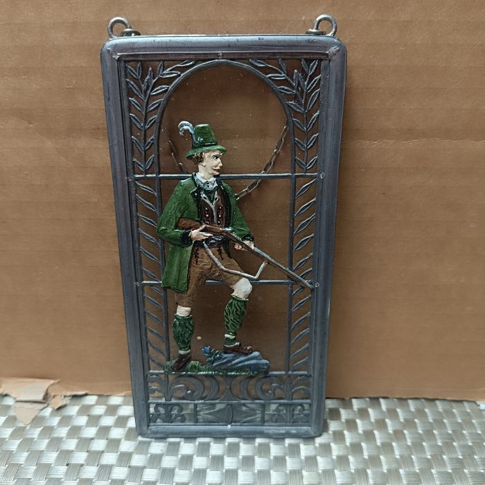 Витраж настенный старая Франция эмаль