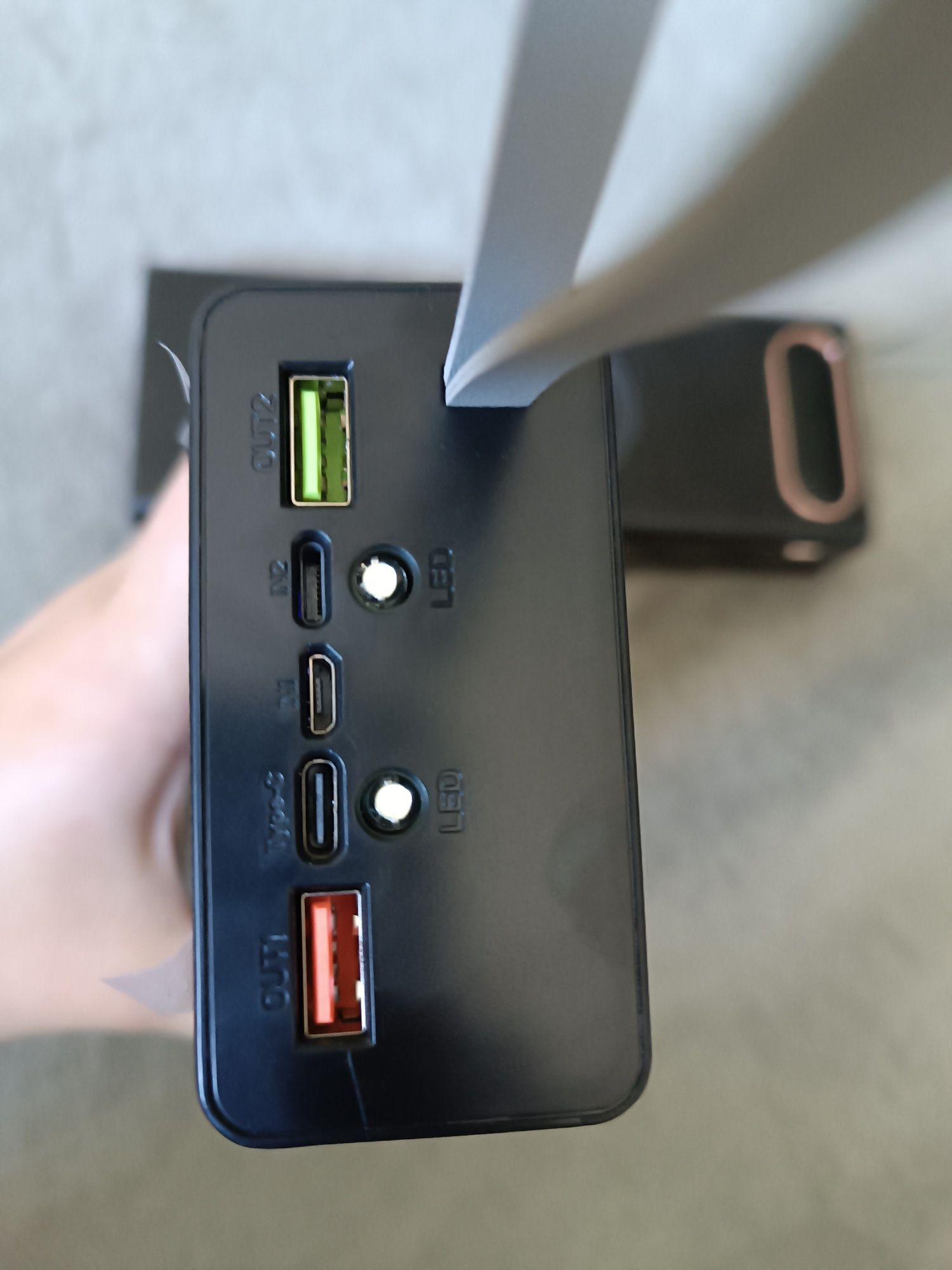 Power Bank 22,5 Вт. Павер банк 80000mAg. Швидка бездротова зарядка DI