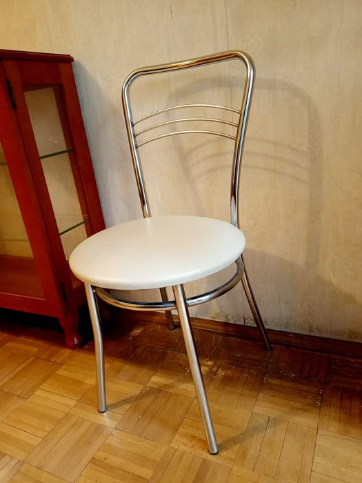 Krzesła metalowe kuchenne ogrodowe na balkon 3 szt.