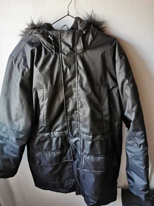 Kurtka parka z futerkiem.