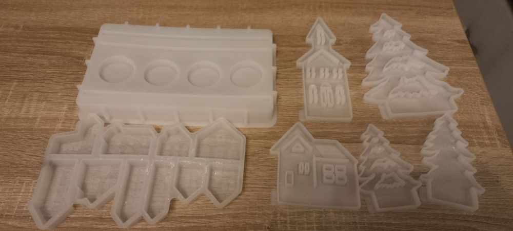 Formy silikonowe świąteczne  dekoracja