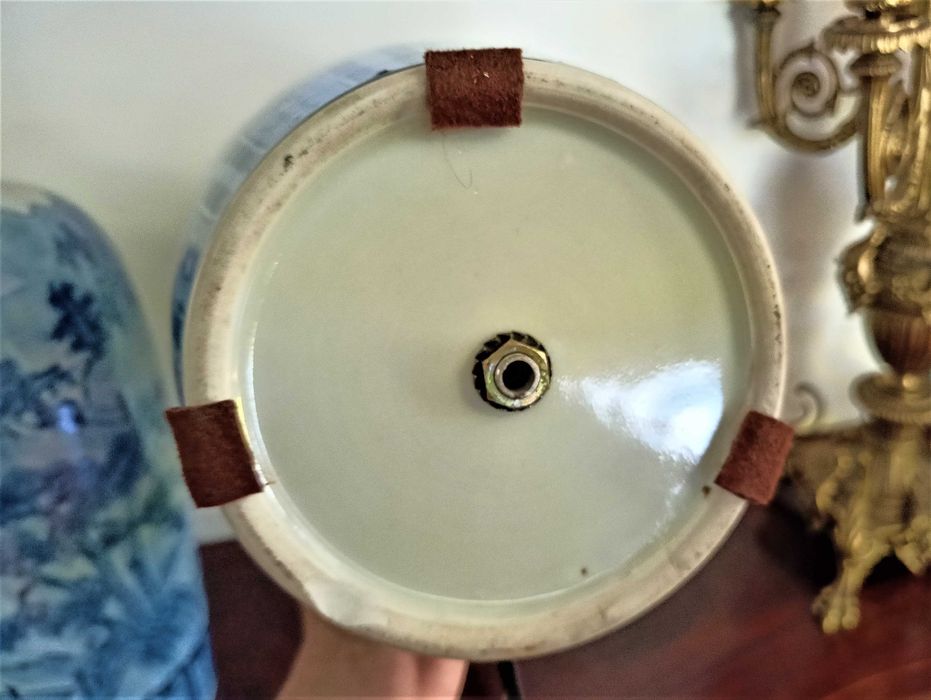 Par Candeeiros Porcelana Chinesa