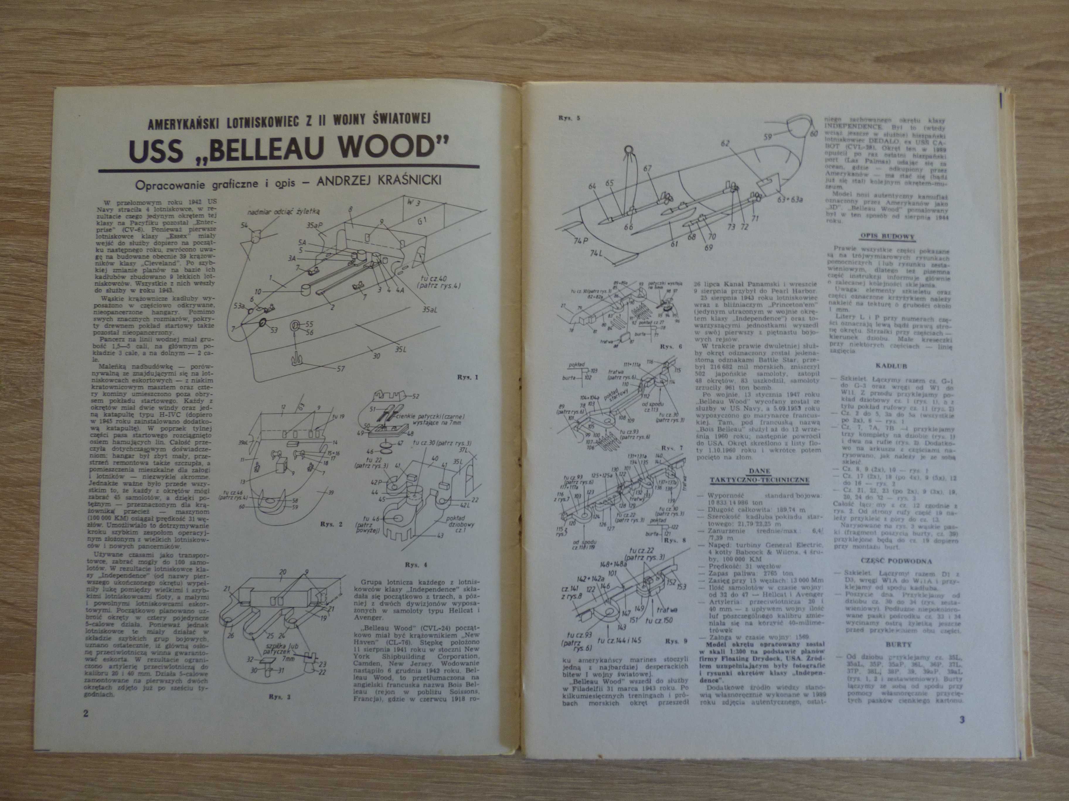 Mały Modelarz 11-12/92 USS "Belleau Wood"