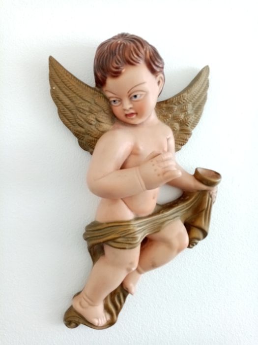 Anjo pintado à mão