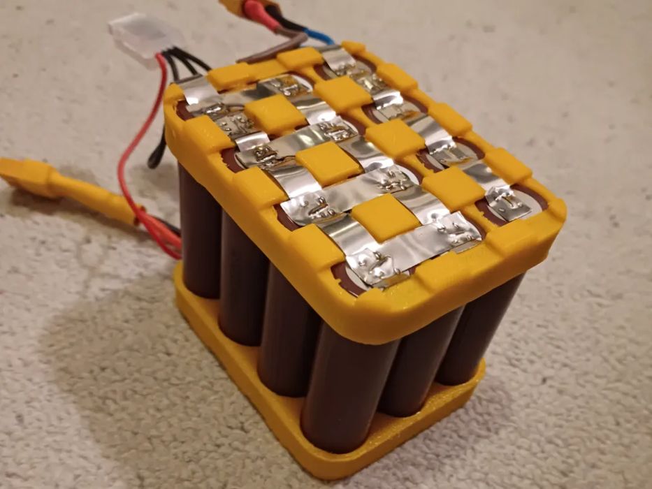 Suporte para 3x4 Baterias 18650