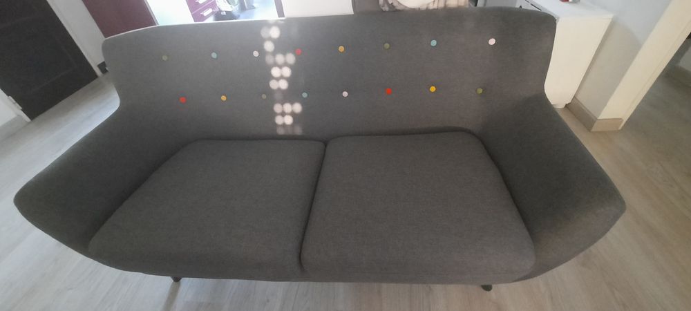 Sofá 2 lugares novo, 85×155 cm
