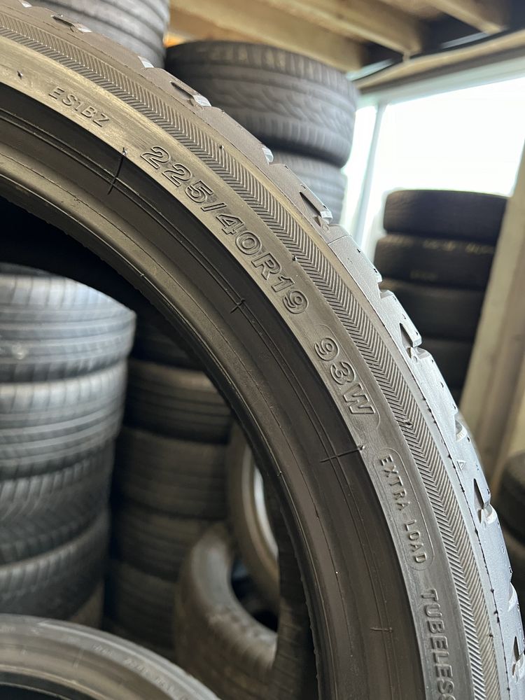 Шини літні 225х40хR19 Bridgestone Potenza S001 4 шт Пробіг 100км 2023р