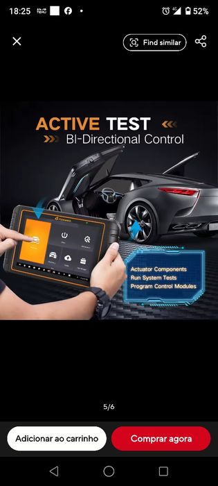 Máquina diagnóstico auto profissional Foxwell GT75 TS