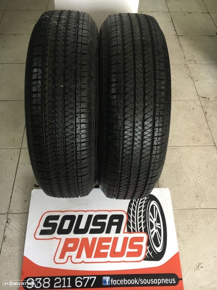 2 pneus novos bridgestone 205-70r15 entrega grátis