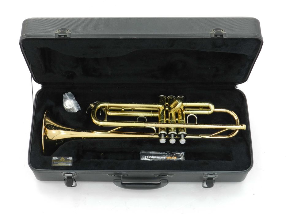 Trąbka Yamaha YTR 4335G Futerał + Ustnik Po Przeglądzie DR25-082