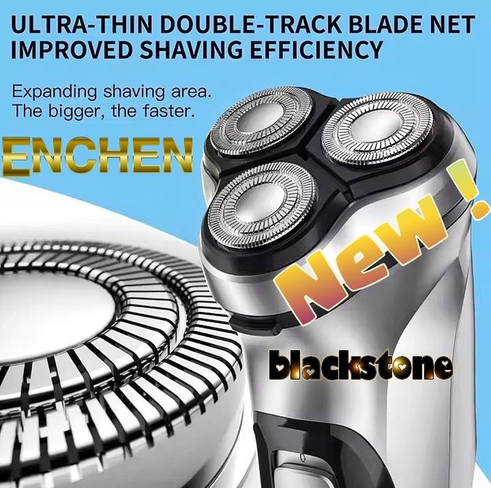 EnchenVictorБритваРоторна/Перезарядна/Акумуляторна/Потужна/Ipx55/TapeC