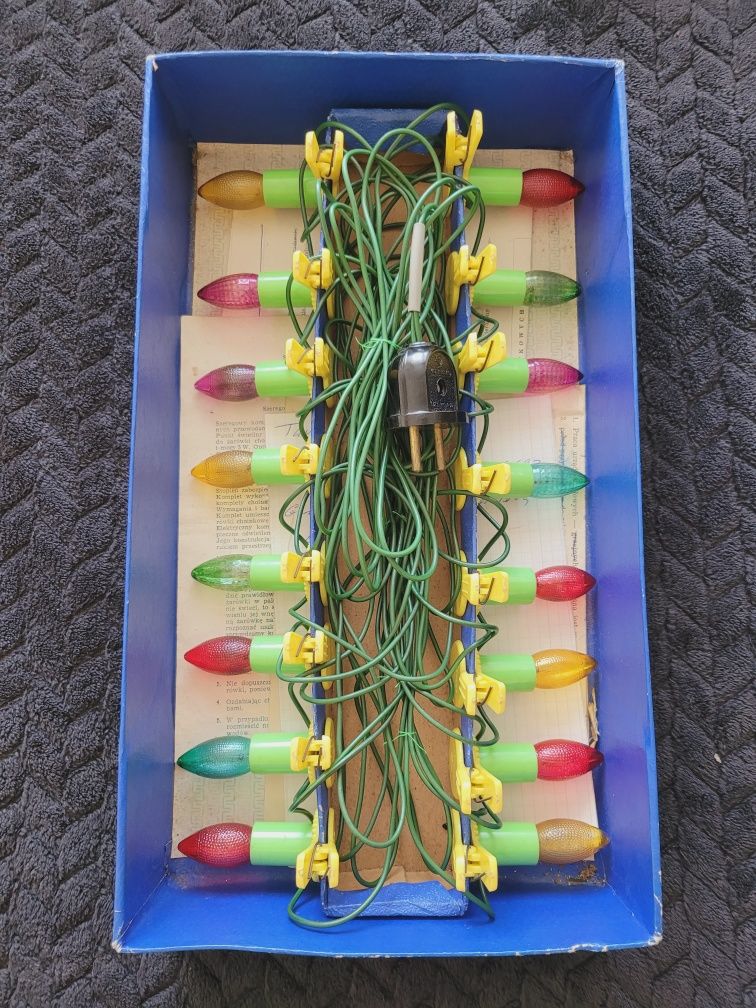 Lampki choinkowe prl