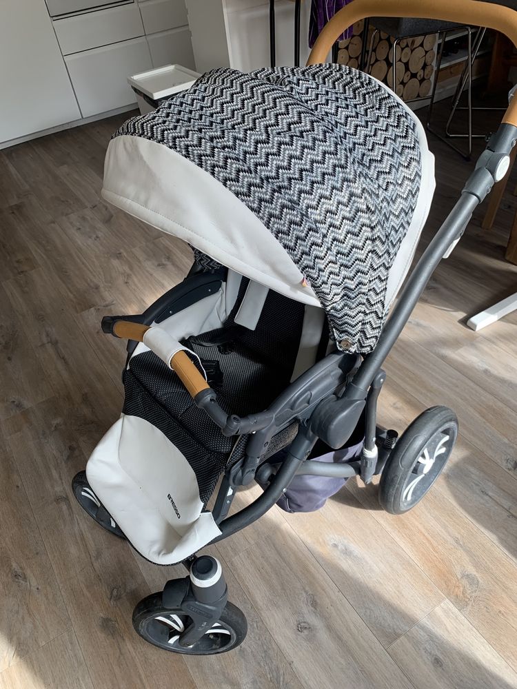 Wózek Bebetto bresso  3w1 + Cybex Cloud Q