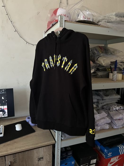 Trapstar X Central Cee «Arch» Black Hoodie