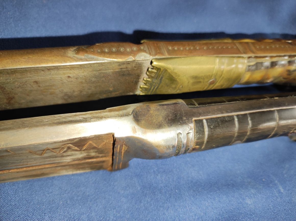 Miecz szabla Khybar jatagan afgański/perski XVII/XVIII w broń tasak