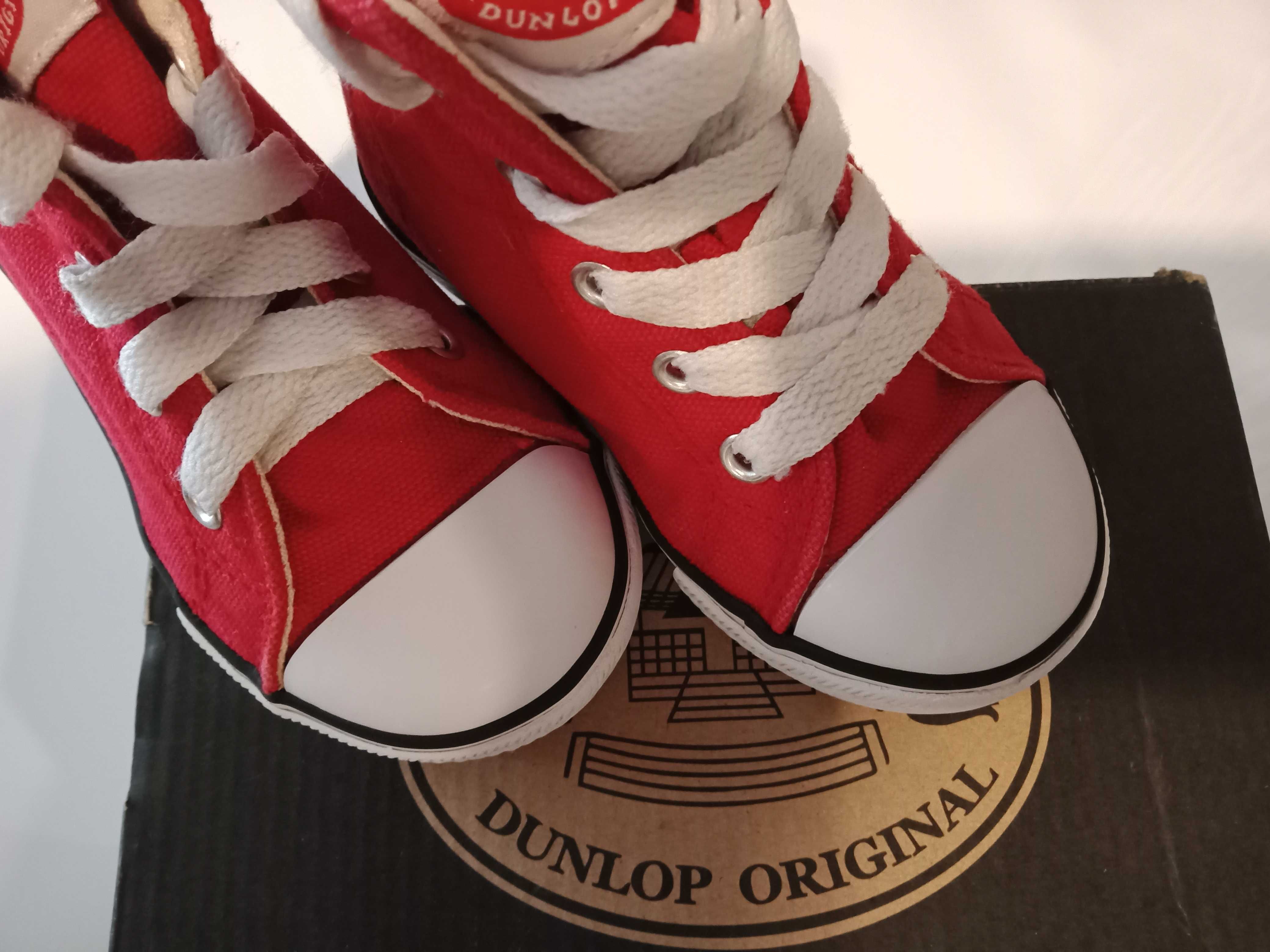 DUNLOP ORIGINAL CANVAS HIGH trampki czerwone niemowlęce 21,5 (10,5 cm)