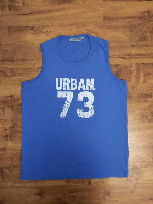 Bawełniany tank top podkoszulka bezrękawnik Waterline Casuals M