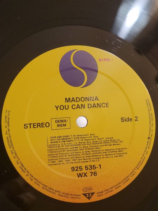 Płyta winylowa LP MADONNA You Can Dance 1987r
