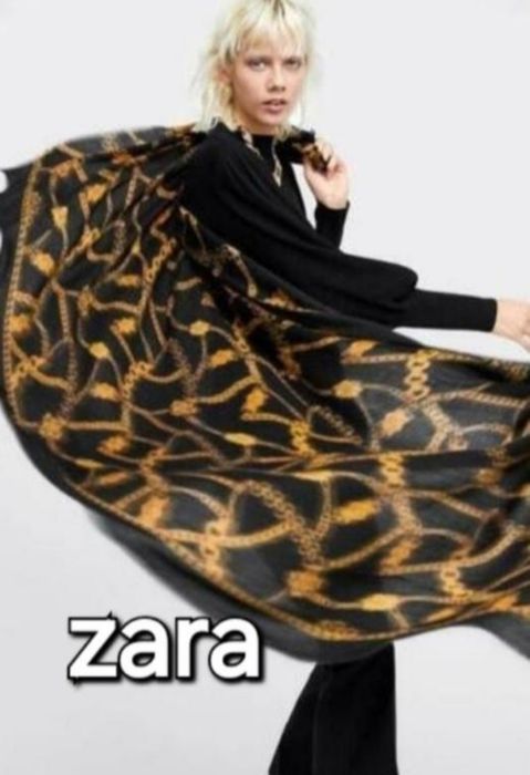 Zara- великий,теплий шарф,палантин