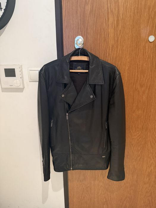 Kurtka męska skórzana ramoneska wittchen