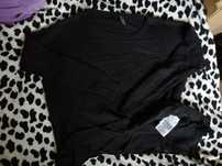 New Yorker _ sweter z falbanką _ oversize _ z ANGORĄ