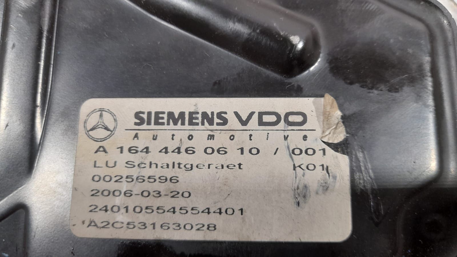 CENTRALINA ECU ETU TRAMISSÃO UNIDADE CONTROLO COMPUTADOR CAIXA VELOCIDADES AUTOMATICA MERCEDES BENZ A1644460610 1644460610 00256596 24010554554401 A2C53163028 R2212710401 2212710401 7229020 722902 0771023 A2212706201 2212706201 22127051010 077102309 22104