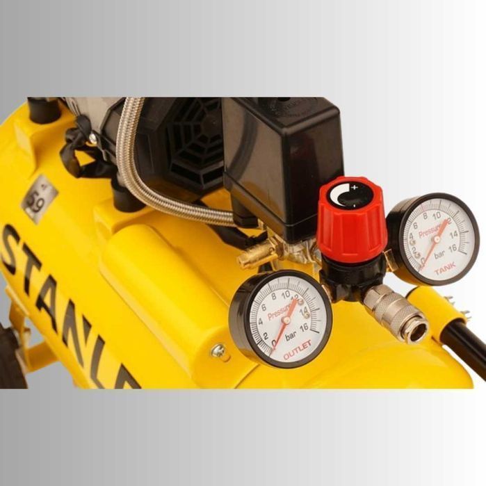 Компресор безмасляний Stanley 24 л Безмасляный компрессор