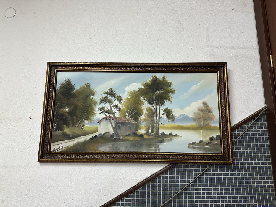 Quadro pintado a óleo
