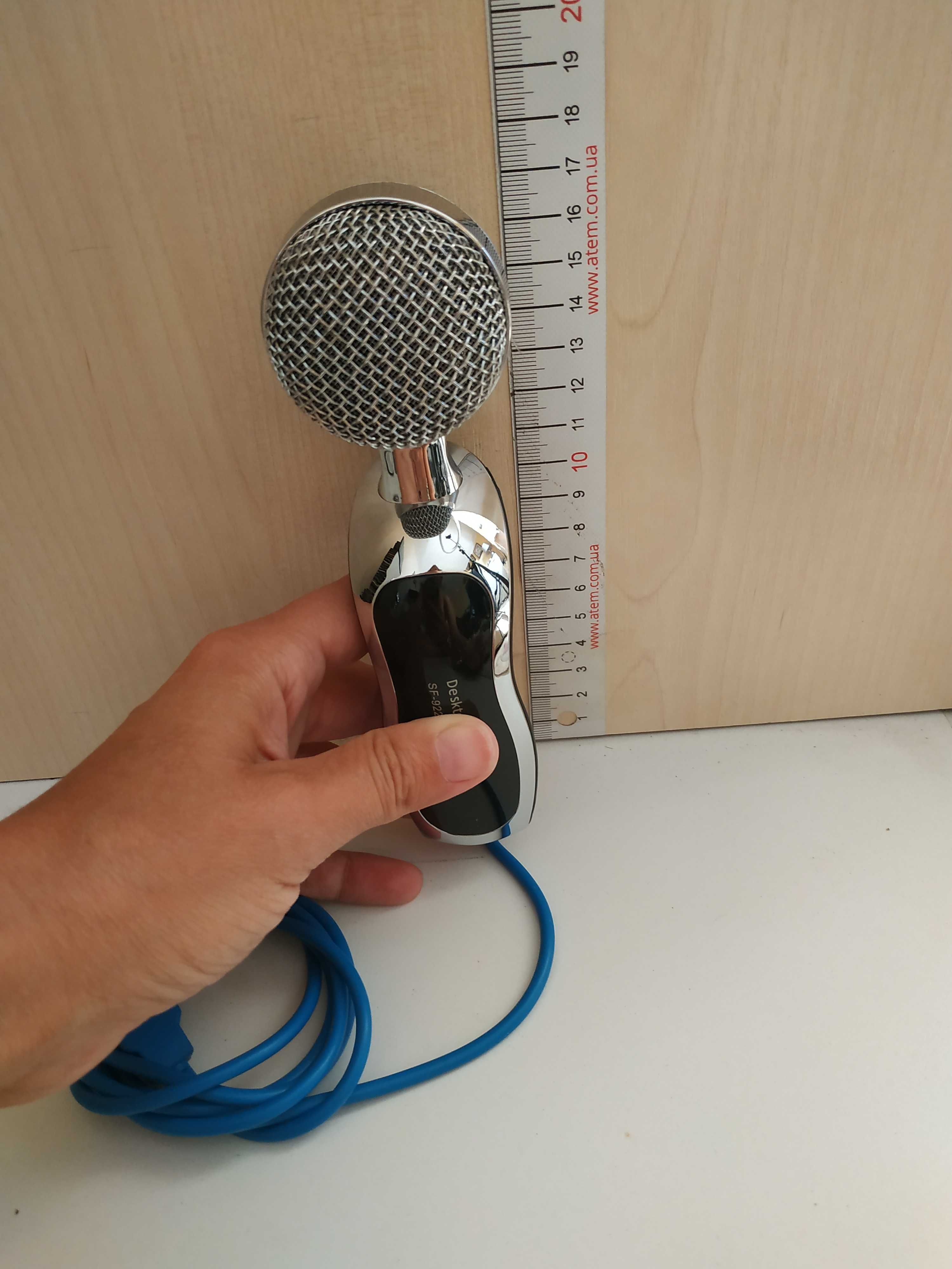 Конденсаторный микрофон с шумоподавлением Soncm SF-922B USB
