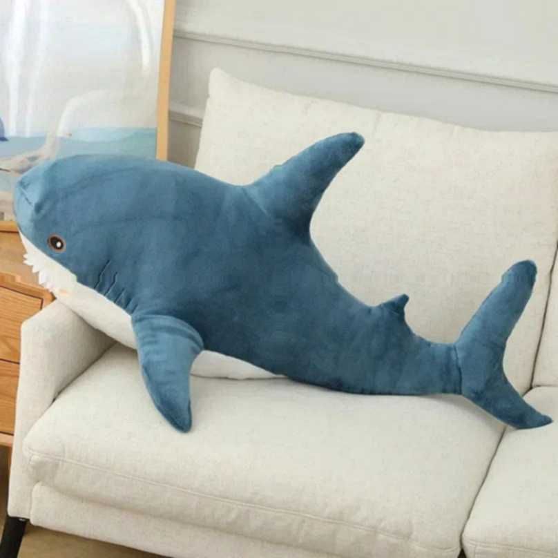 Мягкая и приятная игрушка акула 140 см от ikea