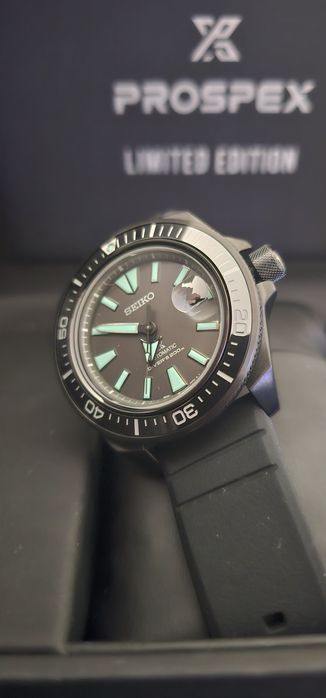 Seiko Prospex Black Samurai Ltd edition