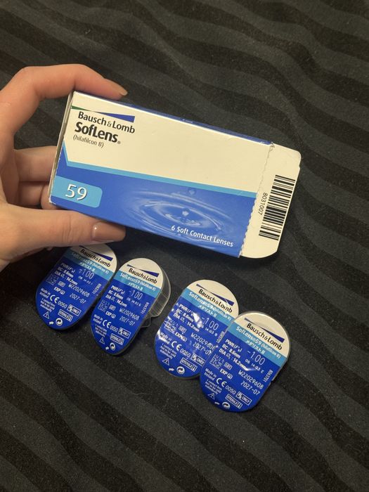 Контактні лінзи діоптрій -1