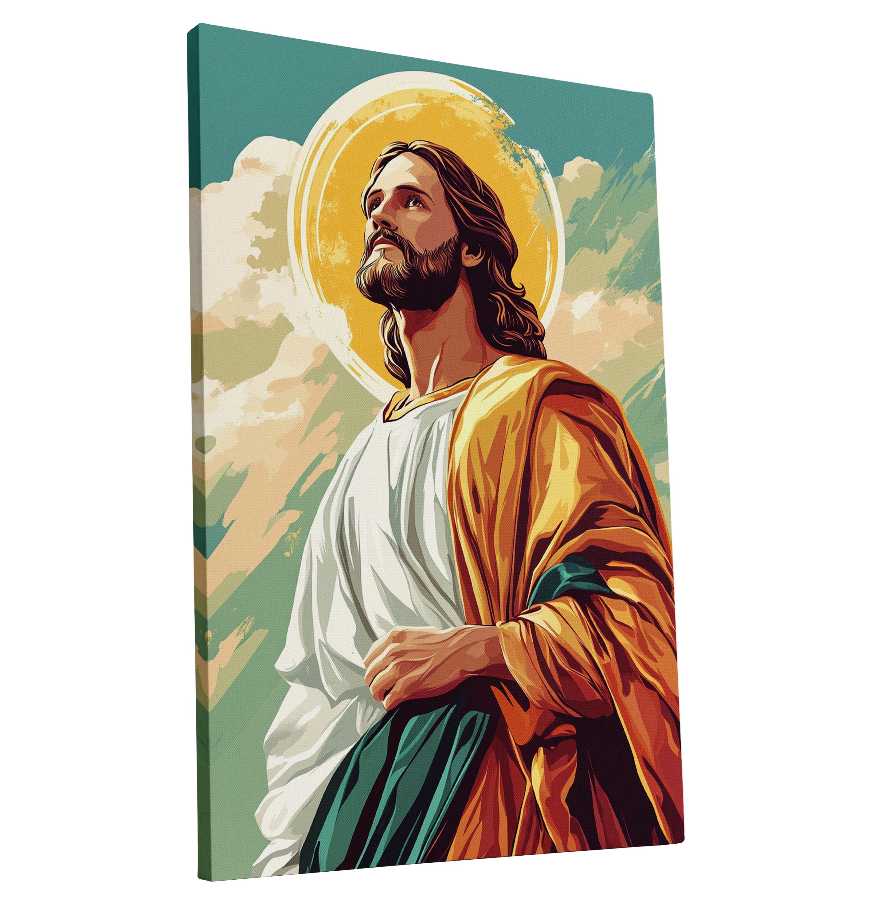 Obraz na płótnie Jezus Chrystus 70x100 prezent dla dzieci i młodzieży