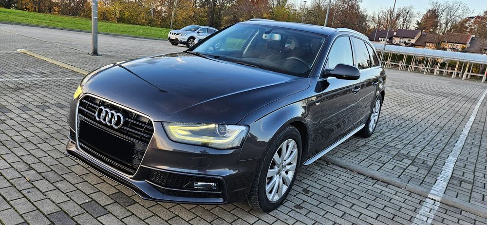 Audi A4 Avant 3.0TDi 204KM S-line/navi/LEDY/biksenon/bezwypadkowa/ZADBANA
