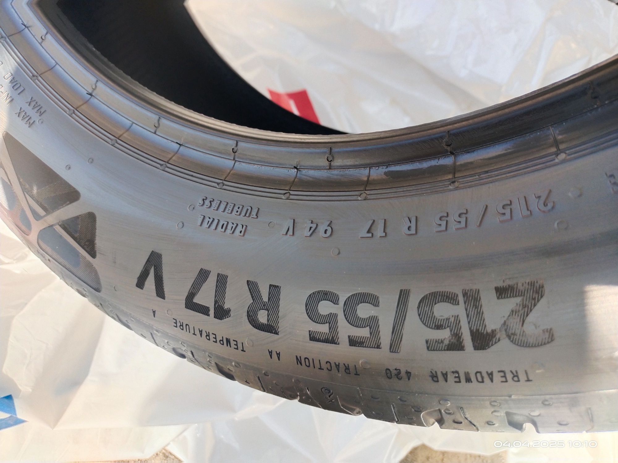 Opny Letnie CONTINENTAL 215/55 R 17 V 2023 r.