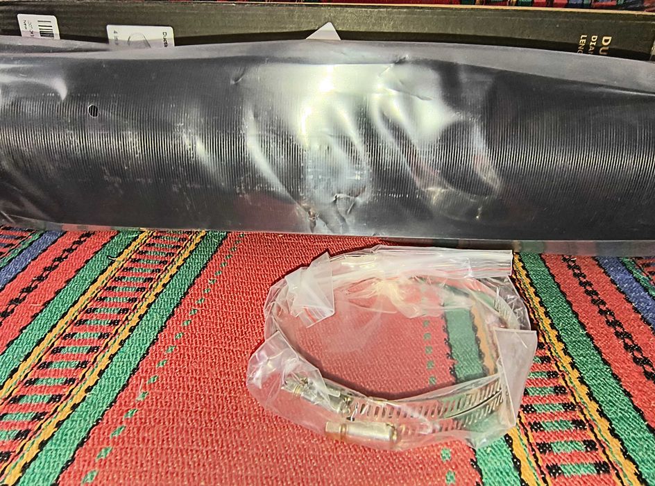 LOOTICH Mocny elastyczny wąż wylotowy wentylacyjny rura 102mm x 8,0m