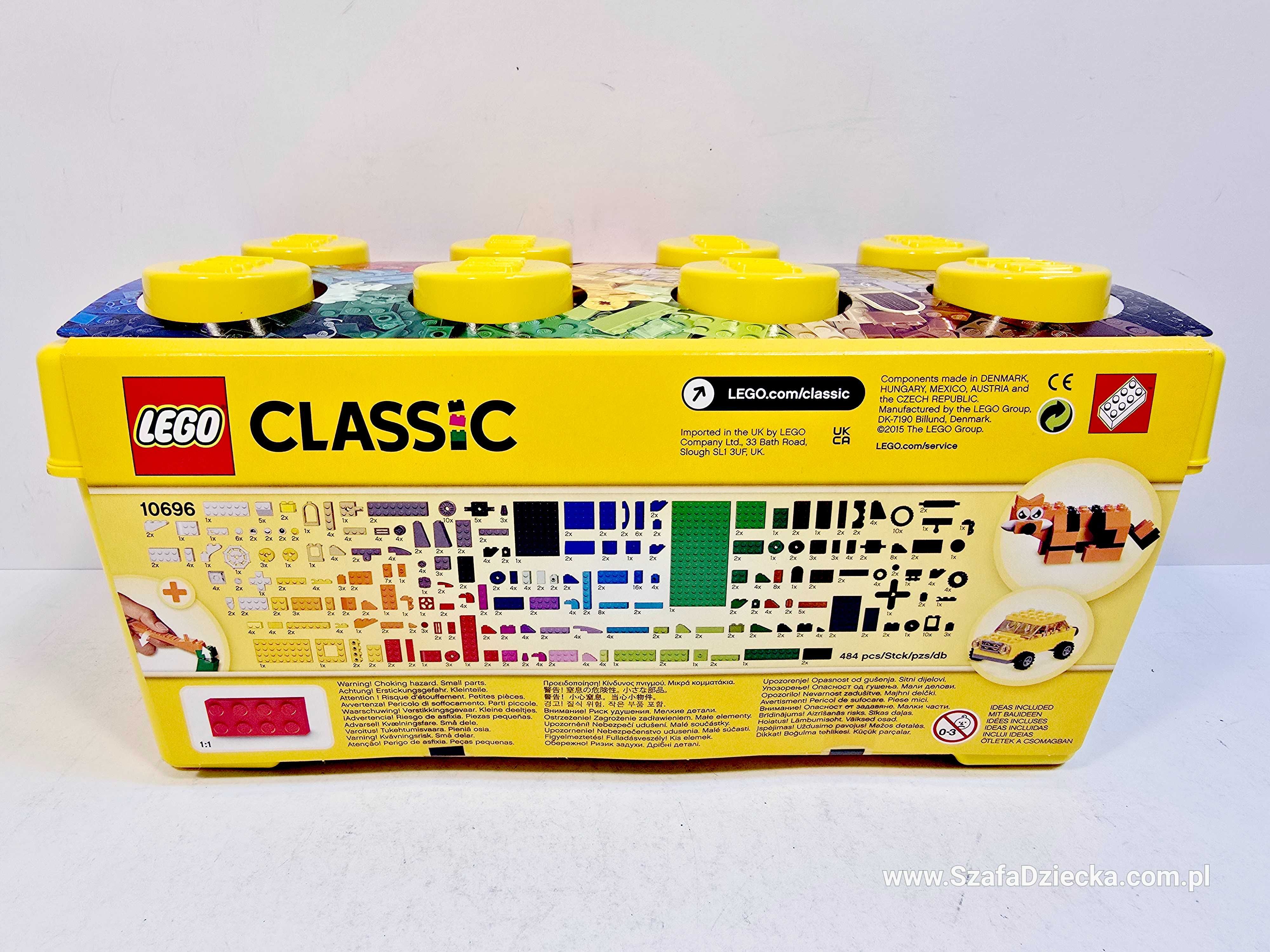 LEGO Classic - Kreatywne klocki LEGO - średnie pudełko 10696