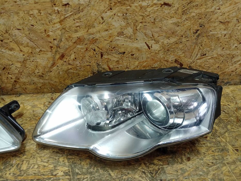 VW Volkswagen Passat B6 xenon lampa przód przednia prawa lewa Anglik