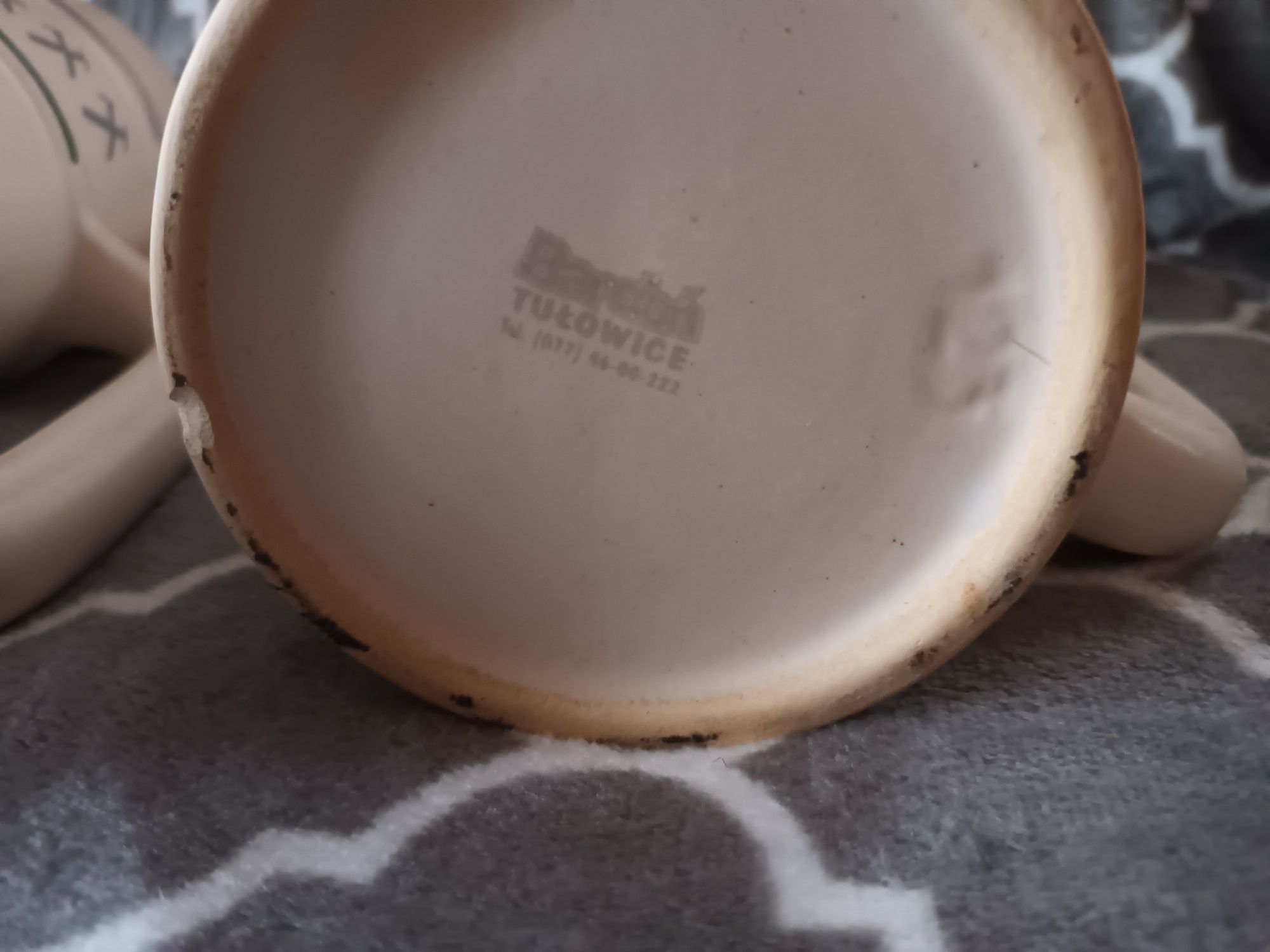 Kufle ceramiczne 2 sztuki PRL