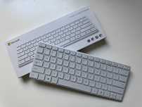 Klawiatura bezprzewodowa Microsoft Designer Compact Biała