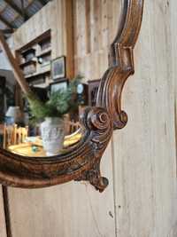 Drewniane lustro Ludwik o nieregularnym kształcie #940 Stylowy Węgrów