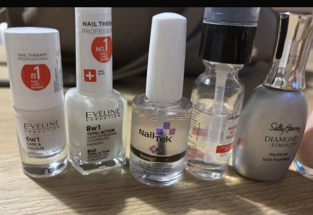 6 odżywek do paznokci Sally Hansen, Nail Tek, Eveline